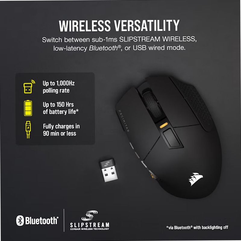 Mouse Gaming SCIMITAR ELITE WIRELESS MMO