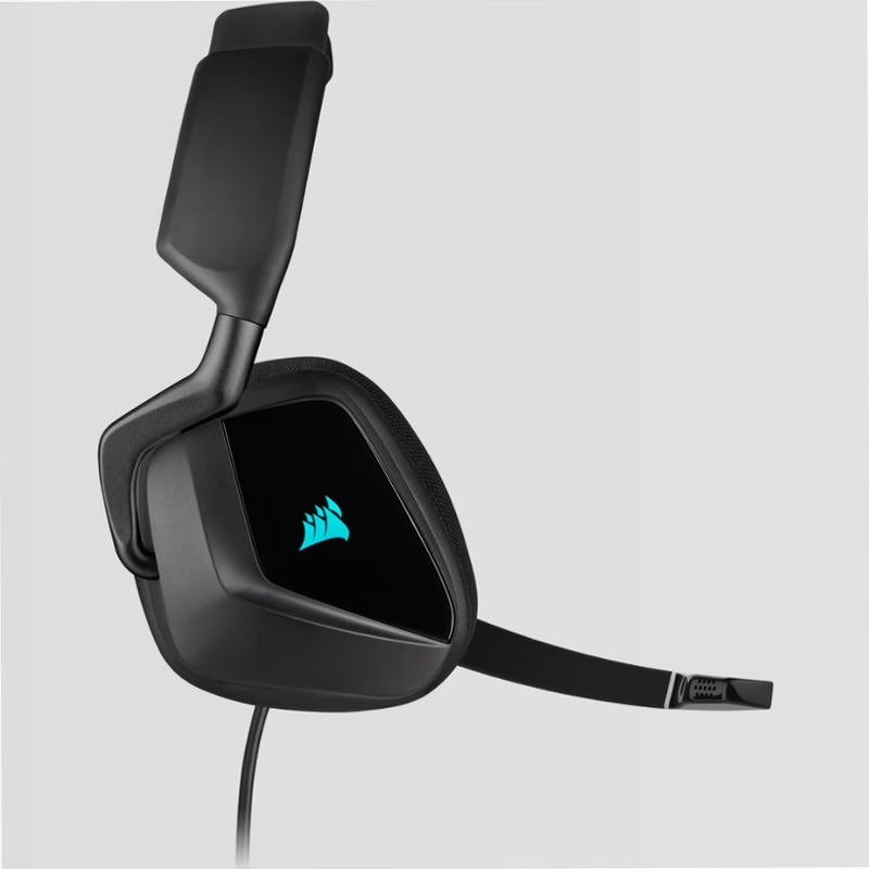 Cuffia con microfono gaming premium VOID RGB ELITE USB Wireless con audio surround 7.1, nerofumo