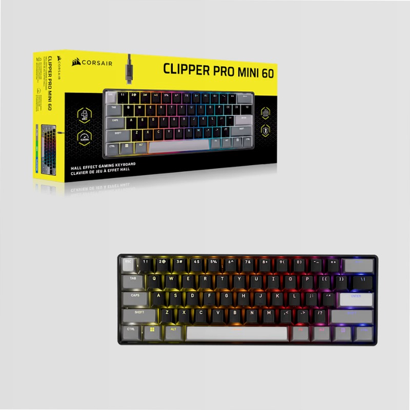 Tastiera Gaming CLIPPER PRO MINI 60 UK