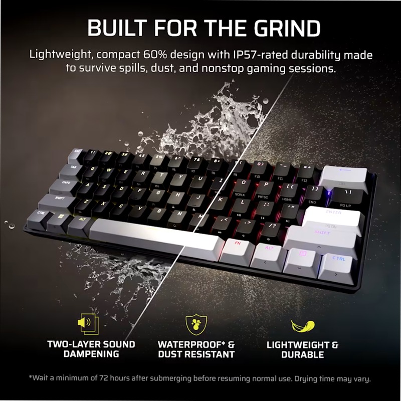 Tastiera Gaming CLIPPER PRO MINI 60 UK