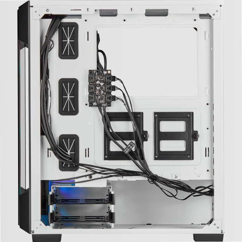 Smart case mid-tower iCUE 220T RGB - Bianco