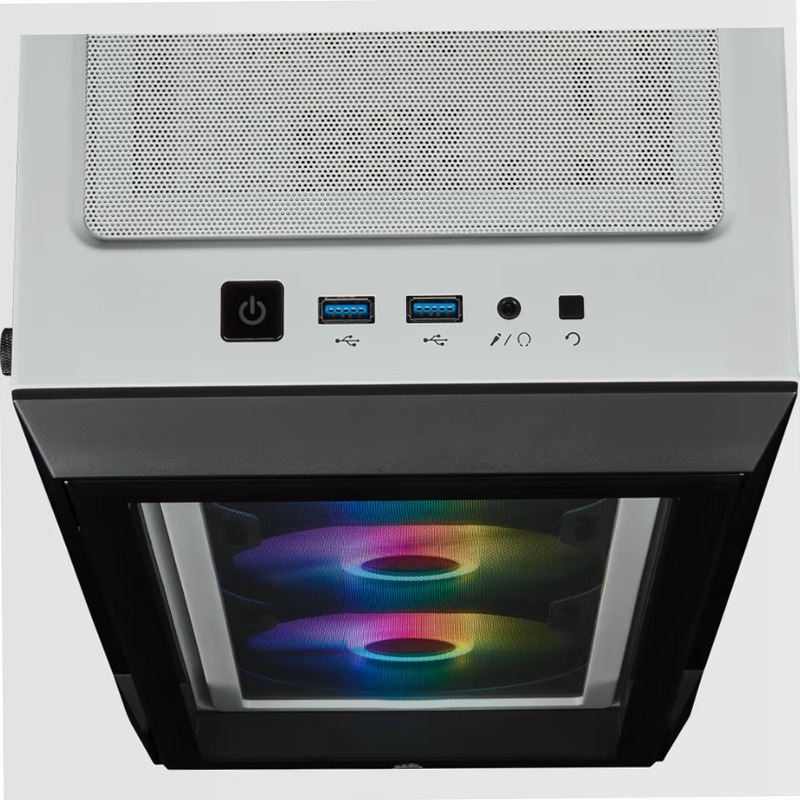 Smart case mid-tower iCUE 220T RGB - Bianco