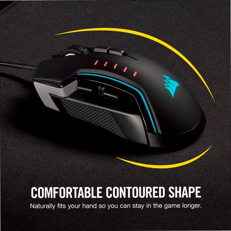 Mouse Gaming GLAIVE RGB PRO - Alluminio (EU)
