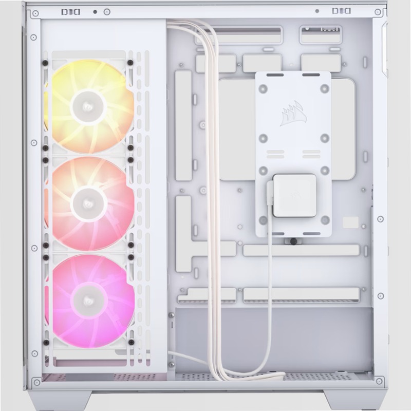 Case mid-tower iCUE LINK 3500X RGB, bianco