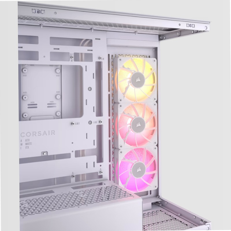 Case mid-tower iCUE LINK 3500X RGB, bianco