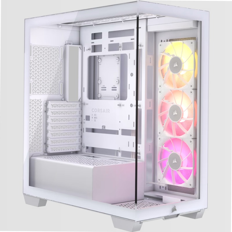 Case mid-tower iCUE LINK 3500X RGB, bianco