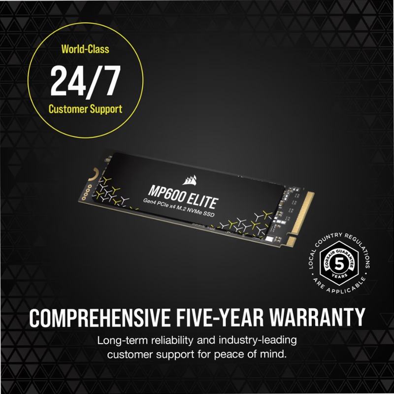 SSD M.2 NVMe 1.4 PCIe Gen4 x4 MP600 ELITE da 1 TB