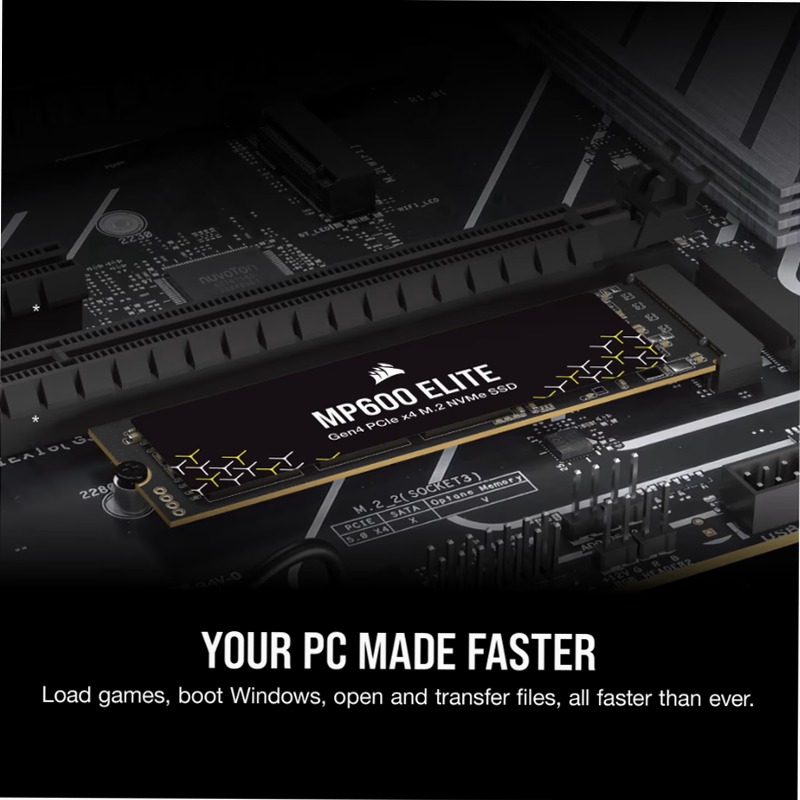 SSD M.2 NVMe 1.4 PCIe Gen4 x4 MP600 ELITE da 1 TB