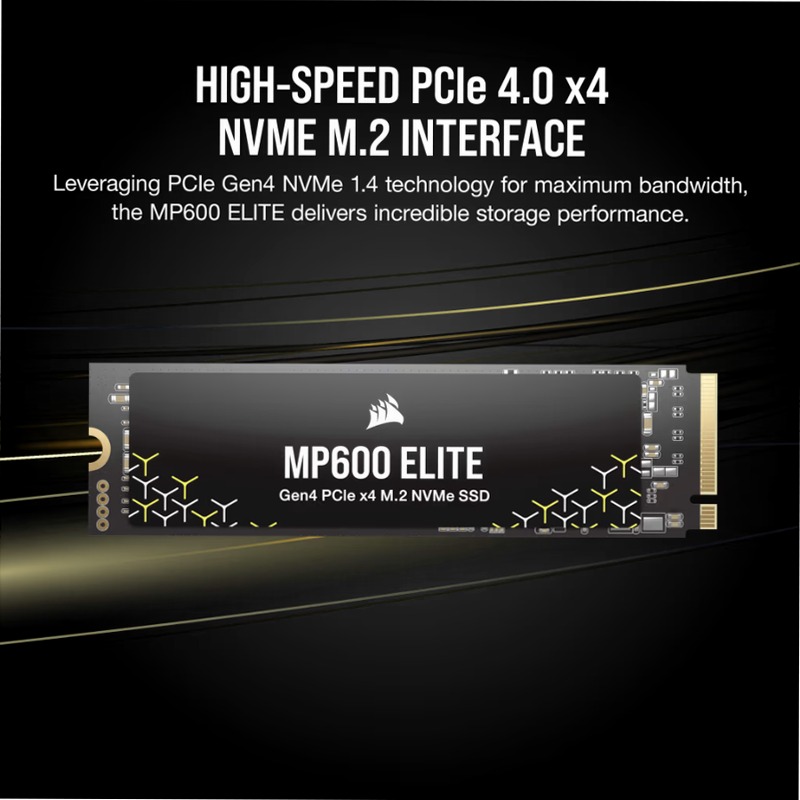SSD M.2 NVMe 1.4 PCIe Gen4 x4 MP600 ELITE da 1 TB