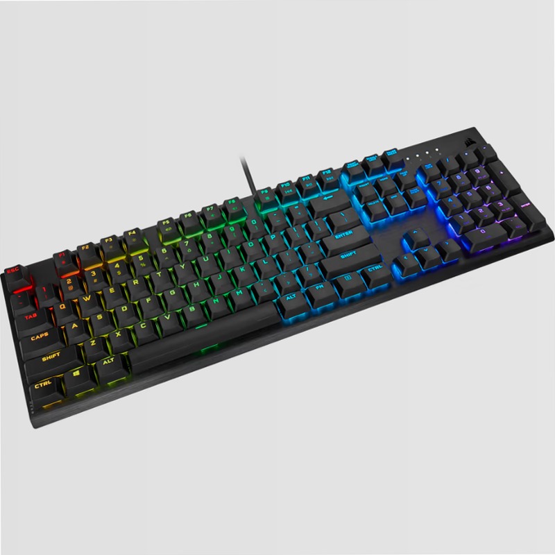 K60 RGB PRO Low Profile Mechanical Gaming Keyboard Alluminio Meccanica