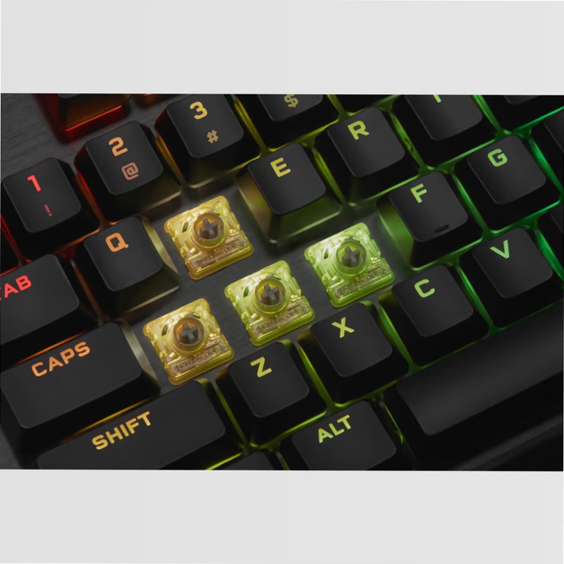 K60 RGB PRO Low Profile Mechanical Gaming Keyboard Alluminio Meccanica