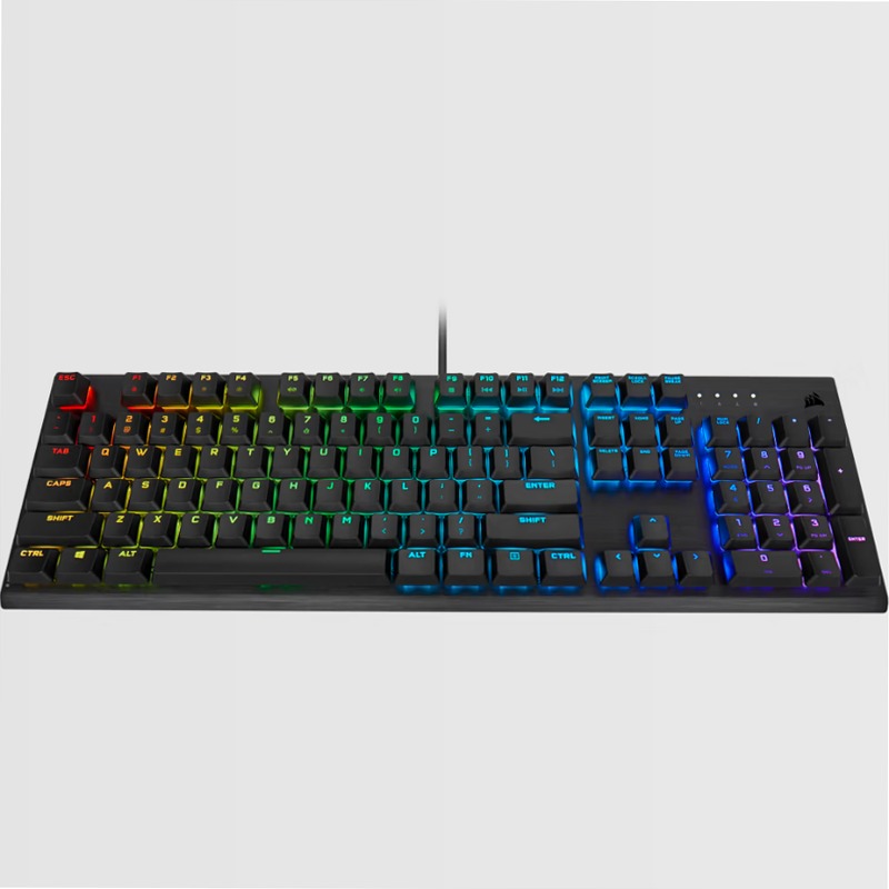 K60 RGB PRO Low Profile Mechanical Gaming Keyboard Alluminio Meccanica