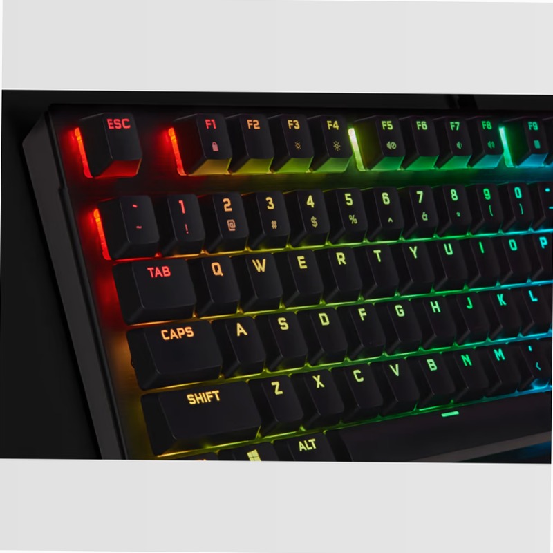 K60 RGB PRO Low Profile Mechanical Gaming Keyboard Alluminio Meccanica