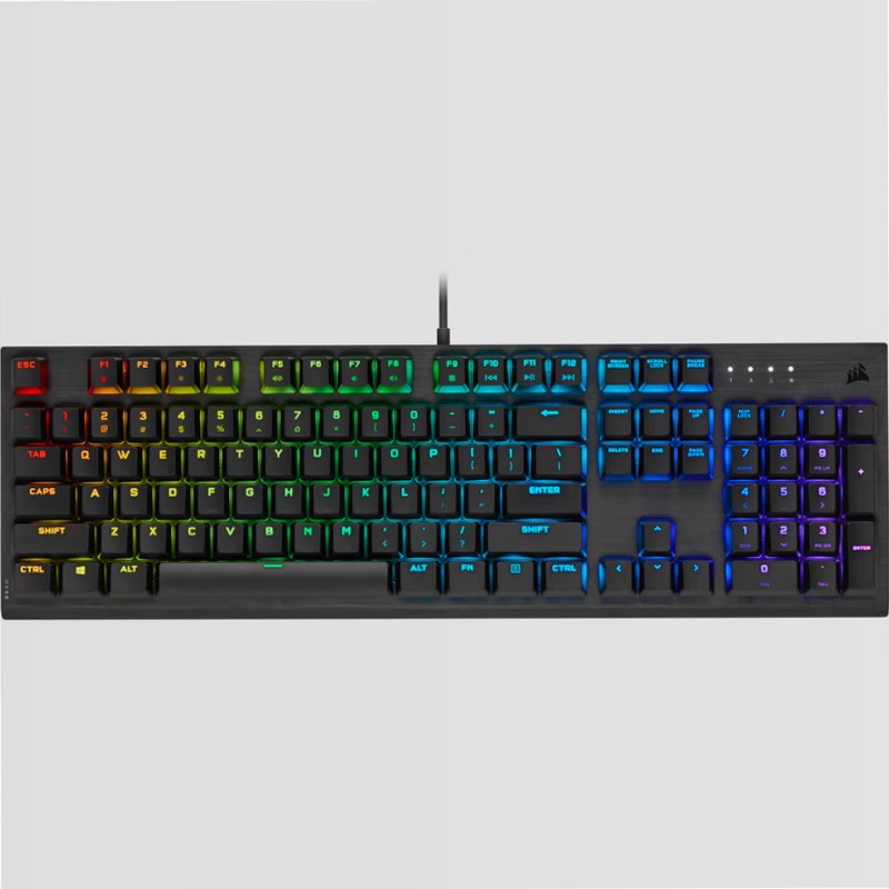 K60 RGB PRO Low Profile Mechanical Gaming Keyboard Alluminio Meccanica