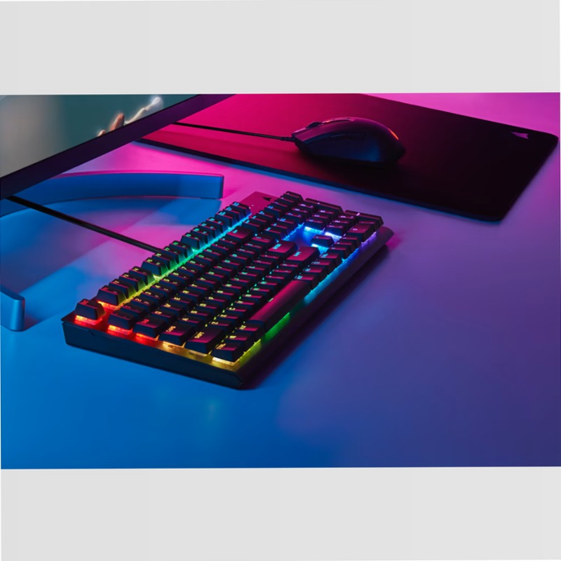 K60 RGB PRO Low Profile Mechanical Gaming Keyboard Alluminio Meccanica