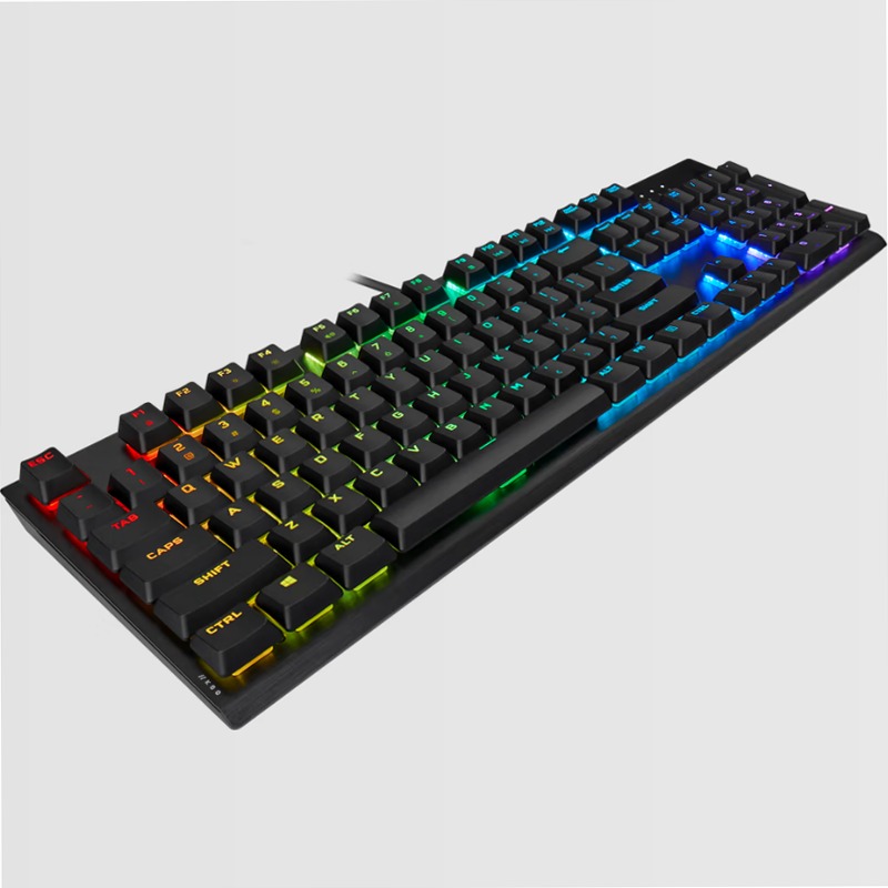 K60 RGB PRO Low Profile Mechanical Gaming Keyboard Alluminio Meccanica