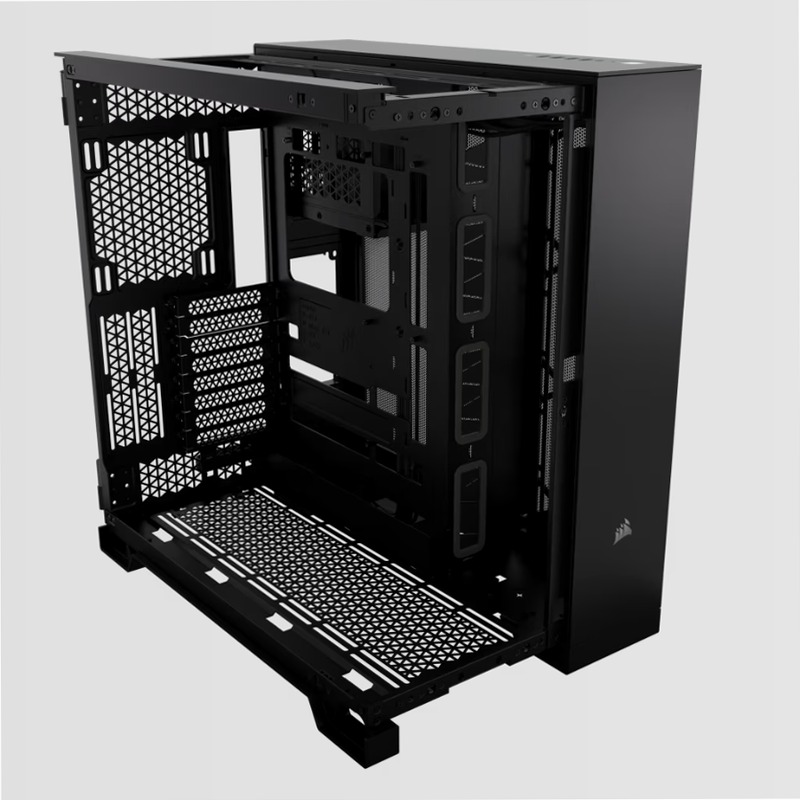 Case PC Mid-Tower a Doppia Camera 6500X - Nero