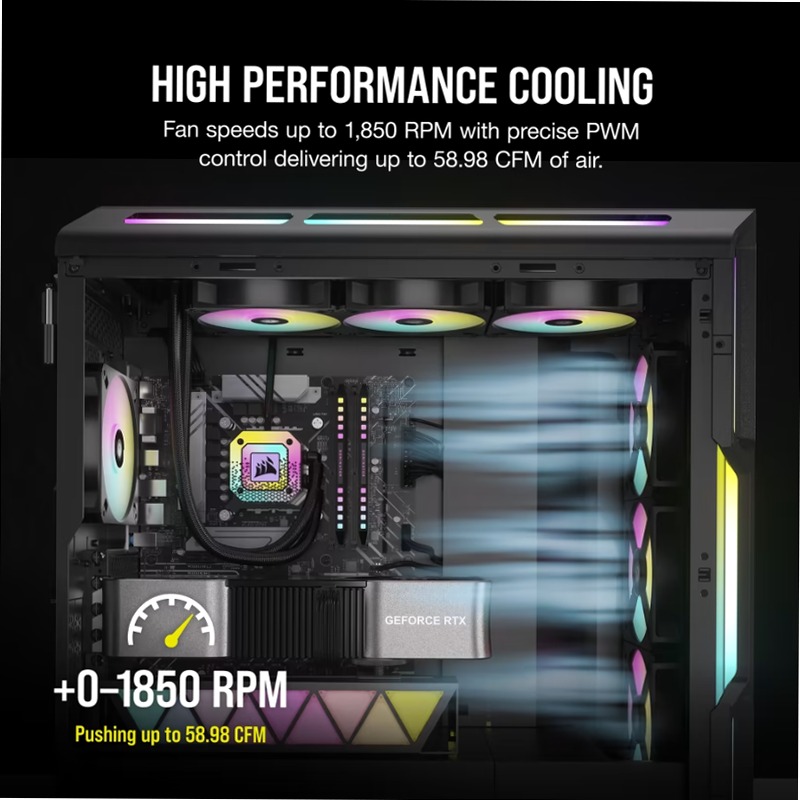 Ventola PWM iCUE AR120 Digital RGB da 120 mm 120mm