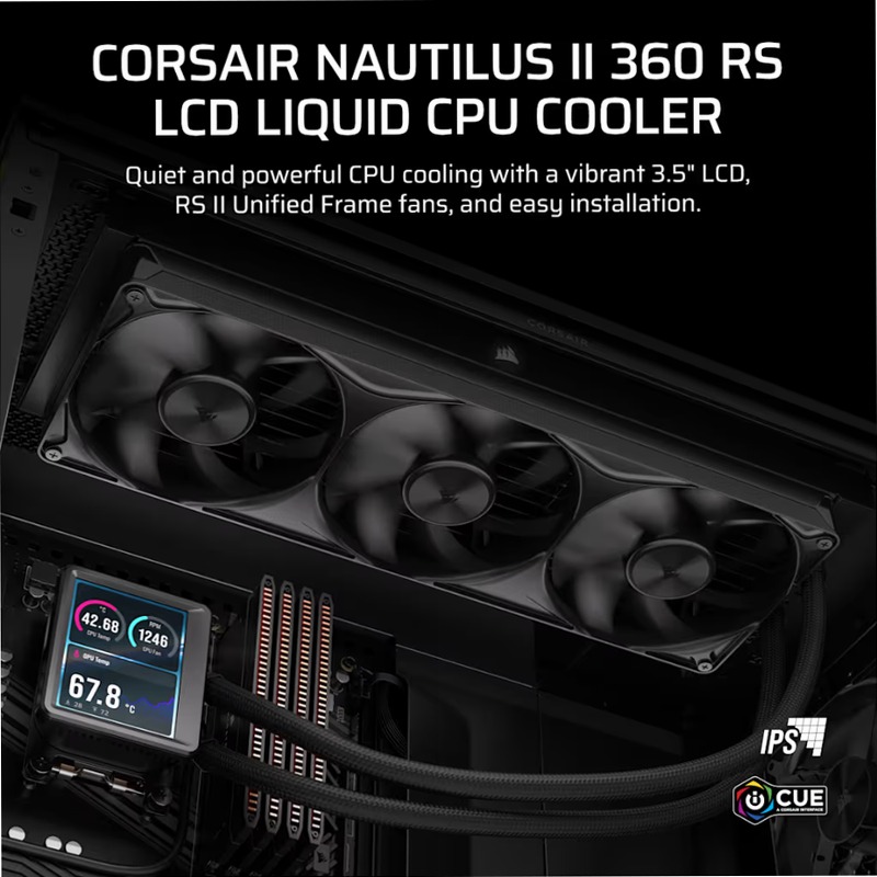 Dissipatore a Liquido NAUTILUS II 360 RS LCD