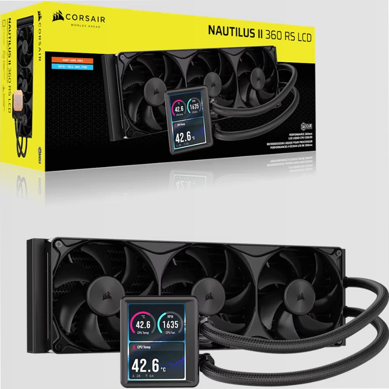 Dissipatore a Liquido NAUTILUS II 360 RS LCD