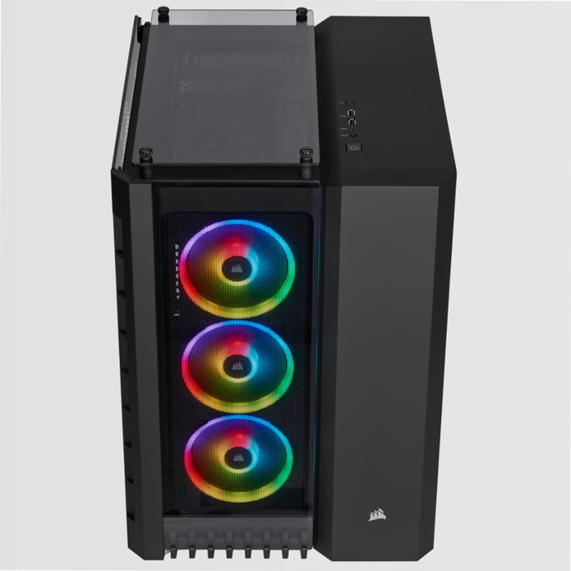 Smart case Crystal Series ATX 680X RGB con flusso d’aria elevato e vetro temprato - nero