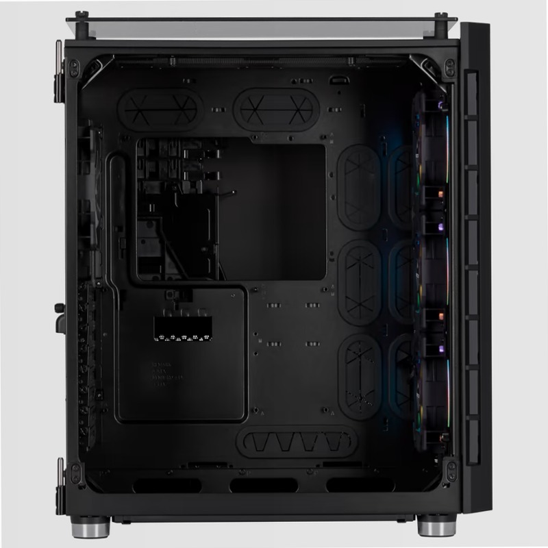 Smart case Crystal Series ATX 680X RGB con flusso d’aria elevato e vetro temprato - nero