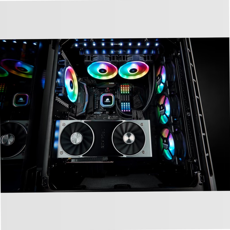 Smart case Crystal Series ATX 680X RGB con flusso d’aria elevato e vetro temprato - nero