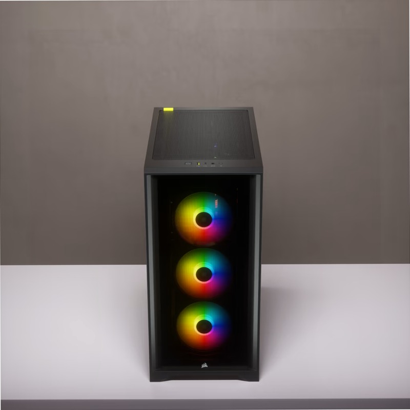 Case ATX Mid-Tower iCUE 4000X RGB Nero