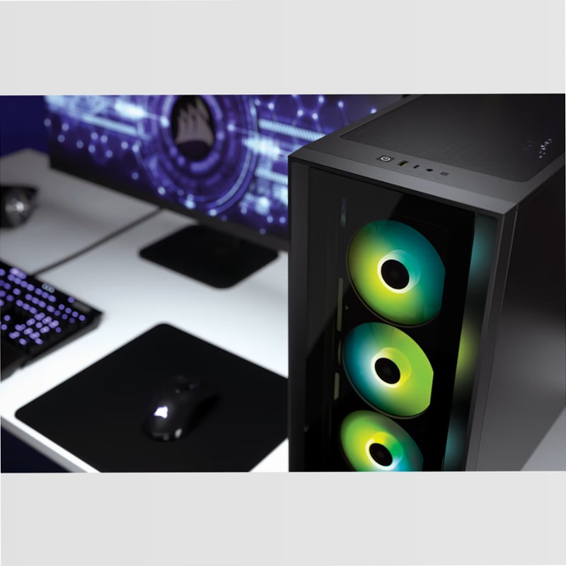 Case ATX Mid-Tower iCUE 4000X RGB Nero