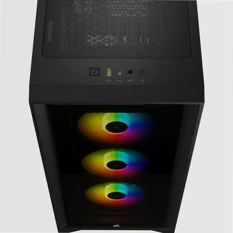 Case ATX Mid-Tower iCUE 4000X RGB Nero