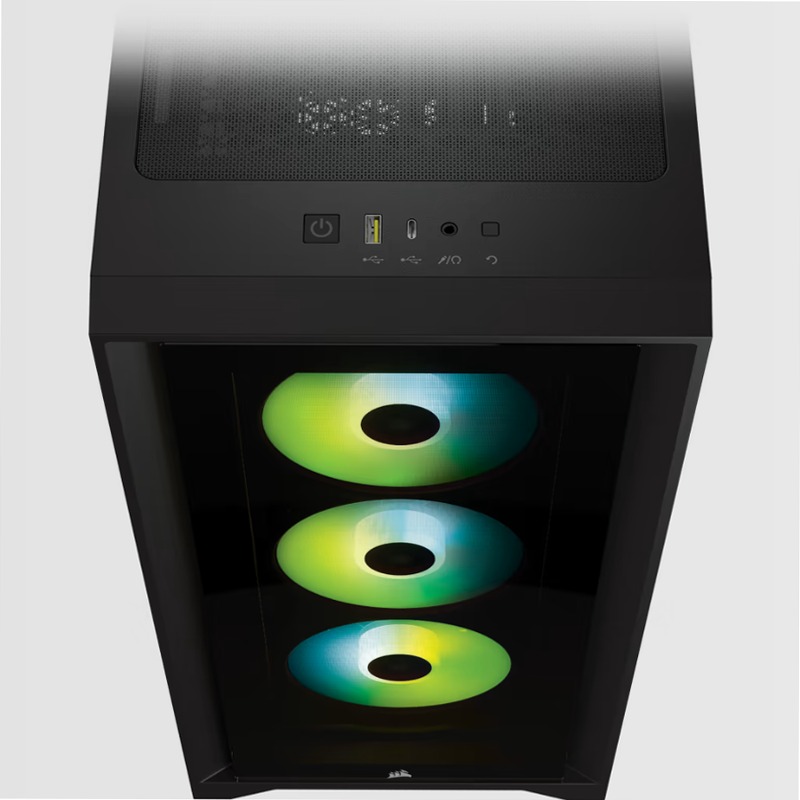 Case ATX Mid-Tower iCUE 4000X RGB Nero