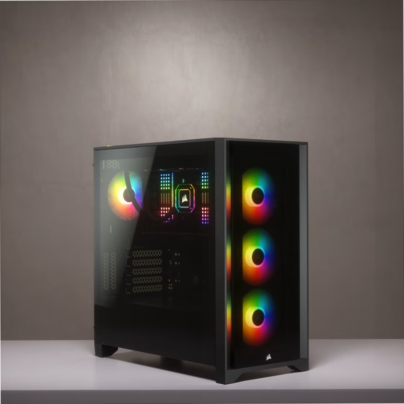 Case ATX Mid-Tower iCUE 4000X RGB Nero