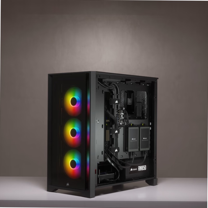 Case ATX Mid-Tower iCUE 4000X RGB Nero