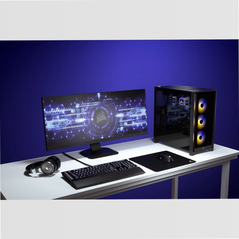 Case ATX Mid-Tower iCUE 4000X RGB Nero