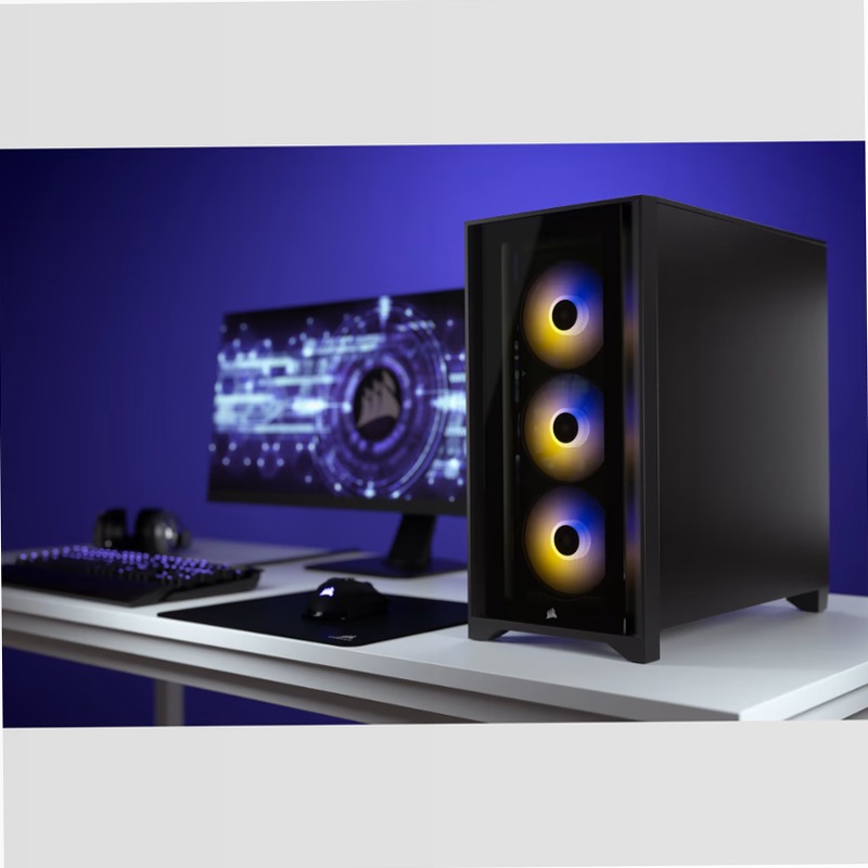 Case ATX Mid-Tower iCUE 4000X RGB Nero
