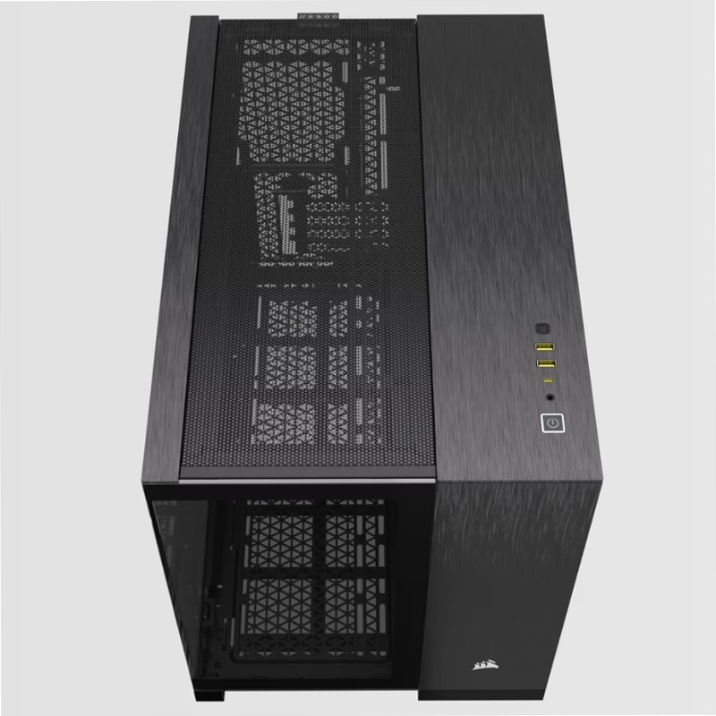 Case PC Micro-ATX CORSAIR 2500X - Alluminio nero/ossidiana