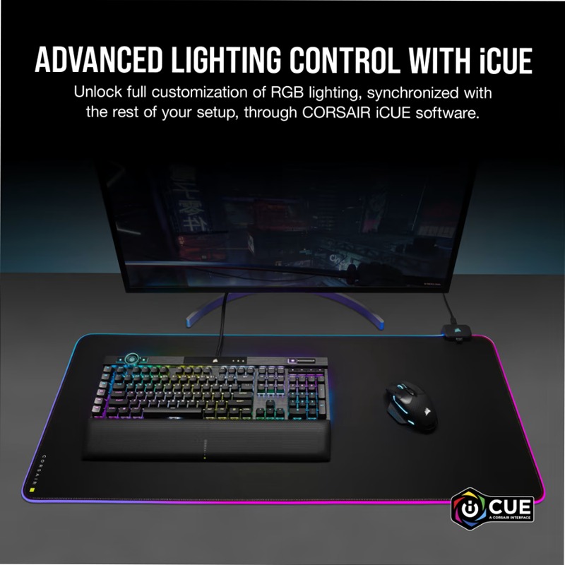 Mouse pad MM700 RGB formato esteso