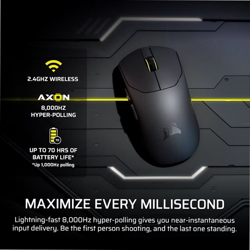 Mouse gaming SABRE v2 PRO ULTRALIGHT WIRELESS - Bianco