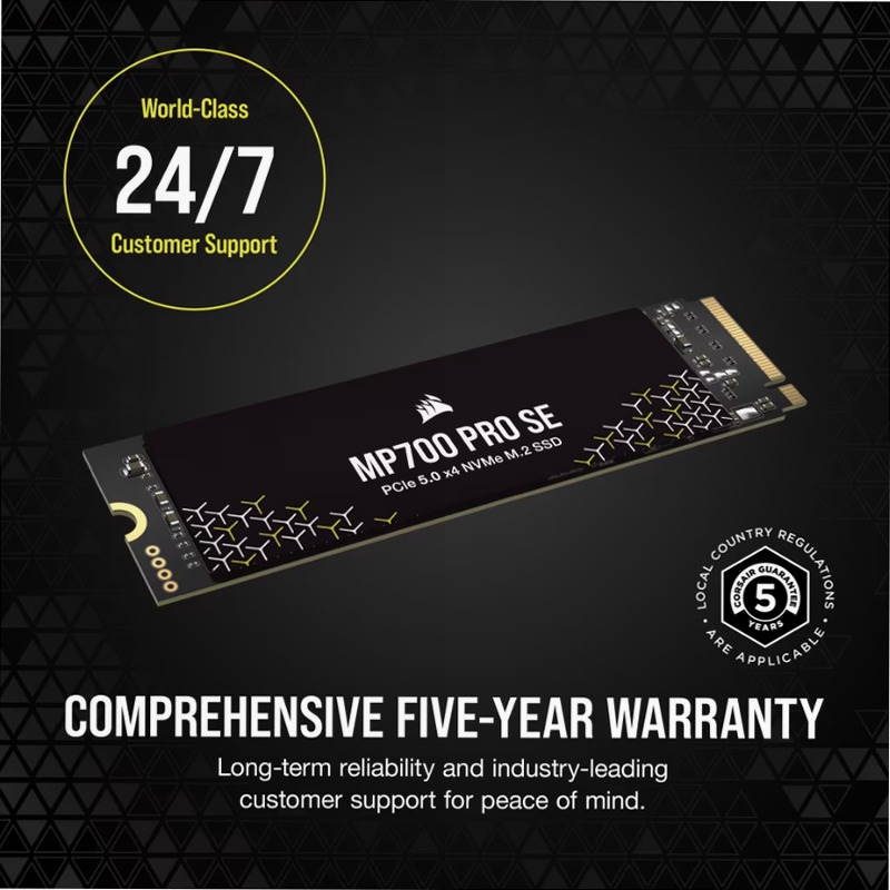 SSD M.2 NVMe PCIe 5.0 x4 MP700 PRO SE da 4 TB