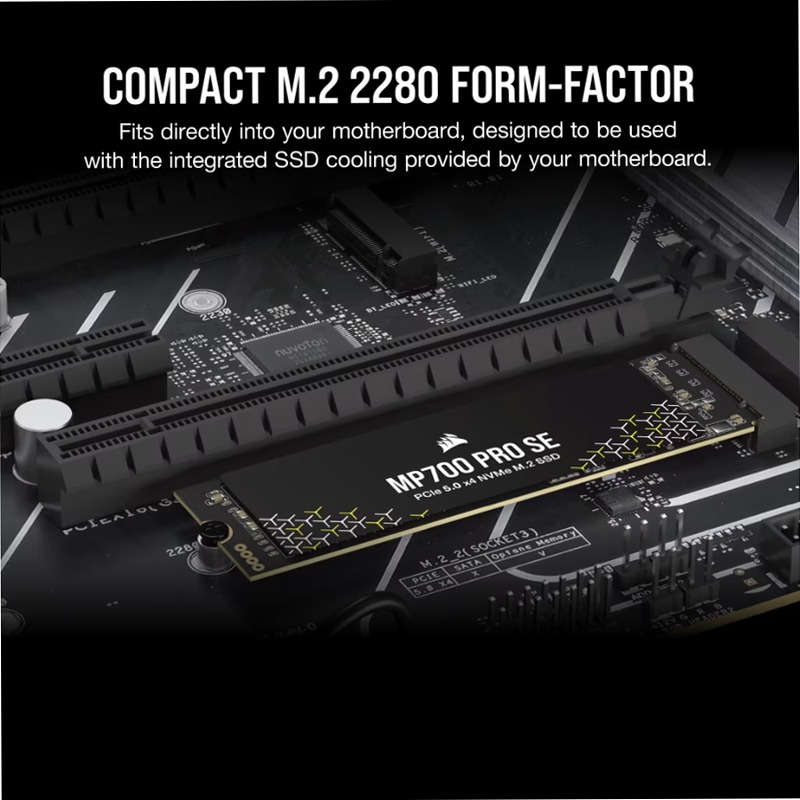 SSD M.2 NVMe PCIe 5.0 x4 MP700 PRO SE da 4 TB