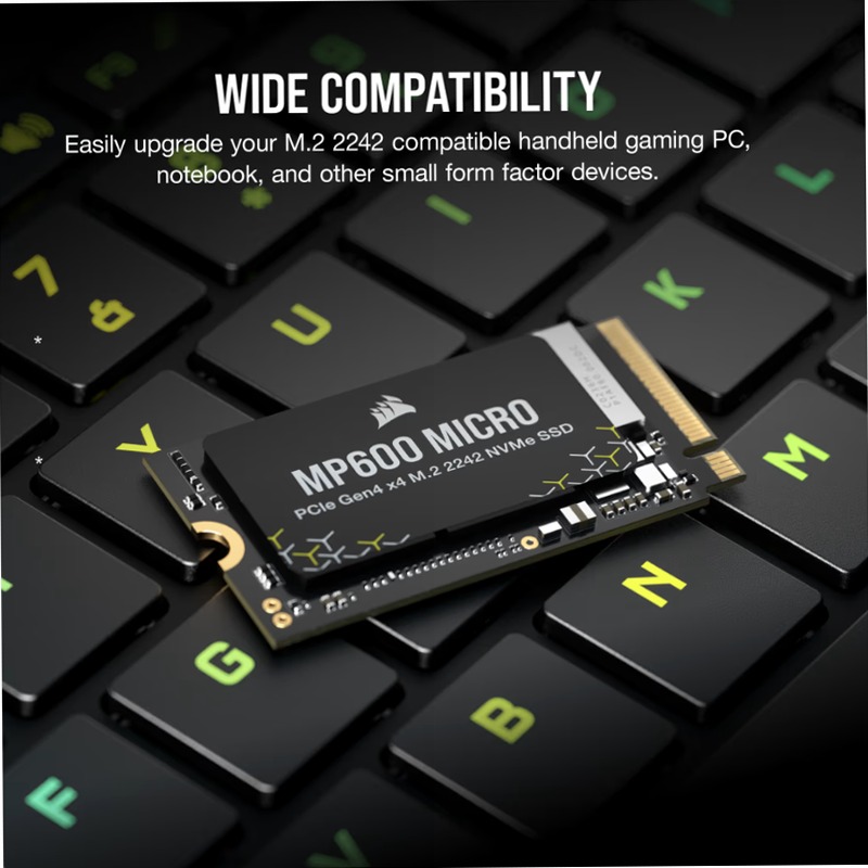 SSD MP600 Micro PCIe 4.0 x4 2242 da 1 TB