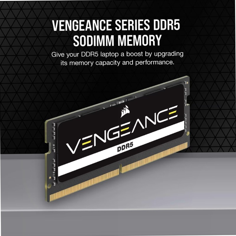 VENGEANCE DDR5 SODIMM da 32 GB (2 x 16 GB) DDR5 5200 MT/s CL44