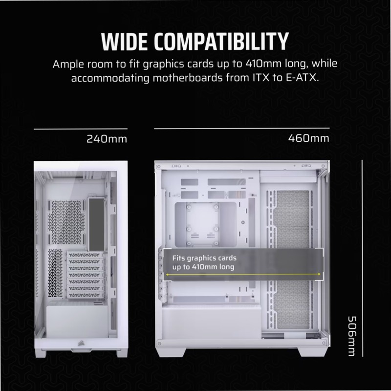 Case PC Mid-Tower 3500X - Bianco