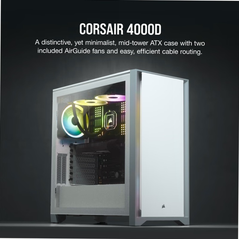 Case ATX Mid-Tower 4000 - Bianco