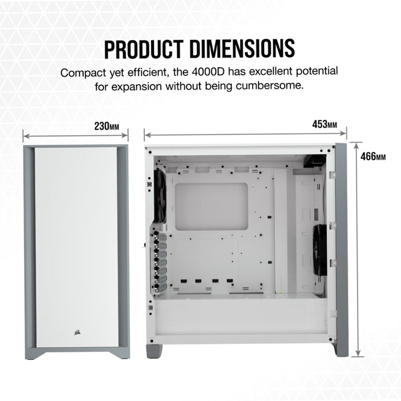 Case ATX Mid-Tower 4000 - Bianco