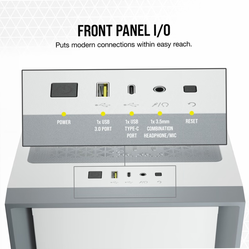 Case ATX Mid-Tower 4000 - Bianco
