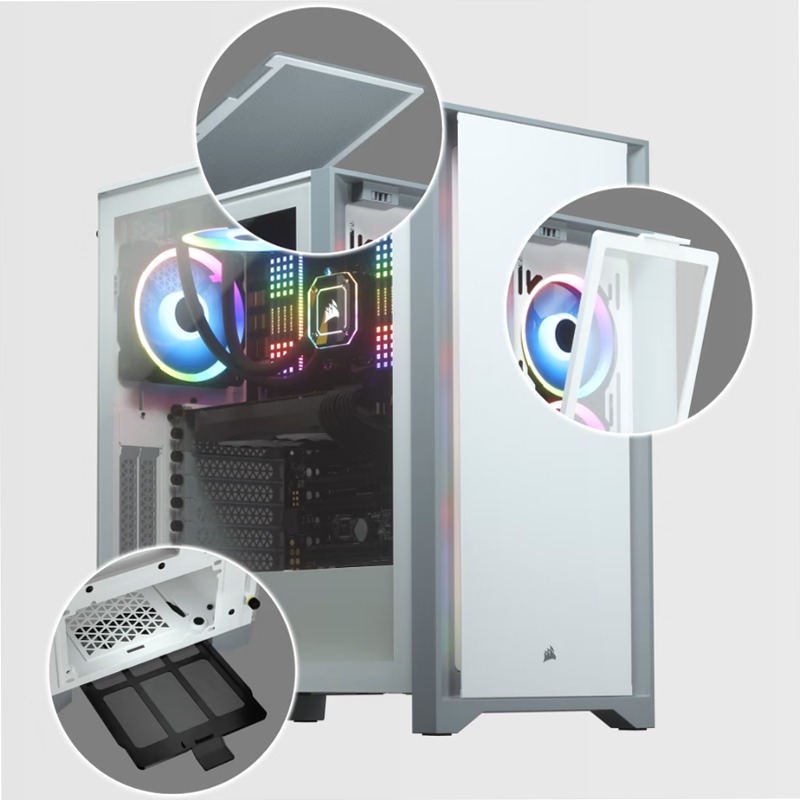 Case ATX Mid-Tower 4000 - Bianco