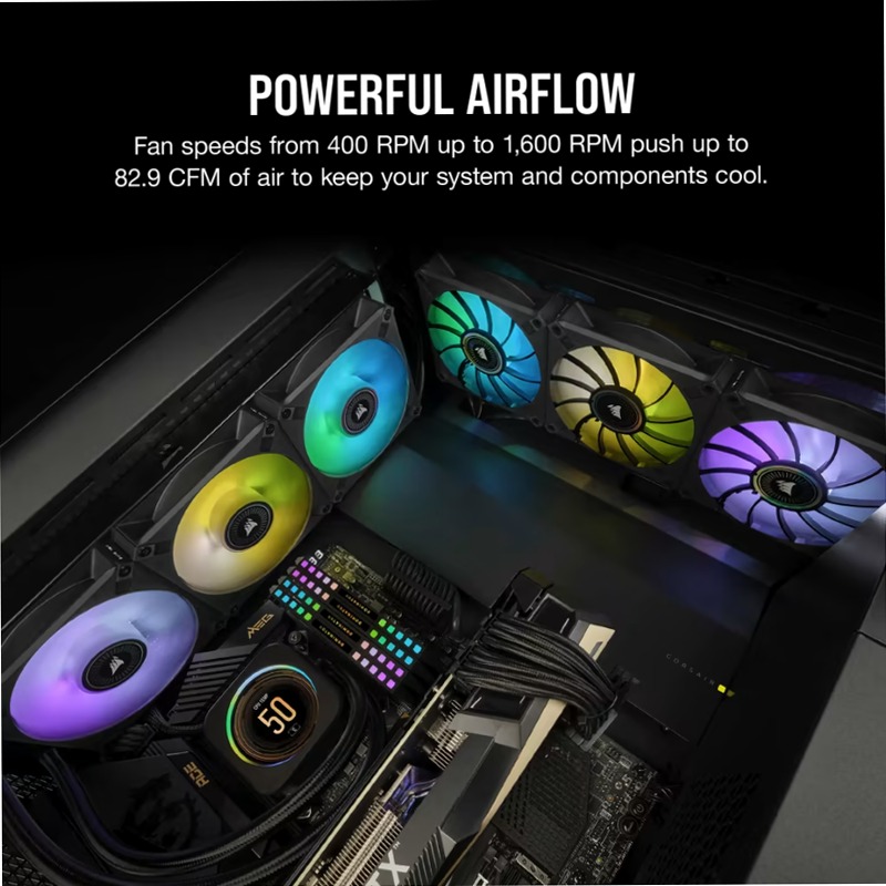 Ventola PWM iCUE ML140 RGB ELITE