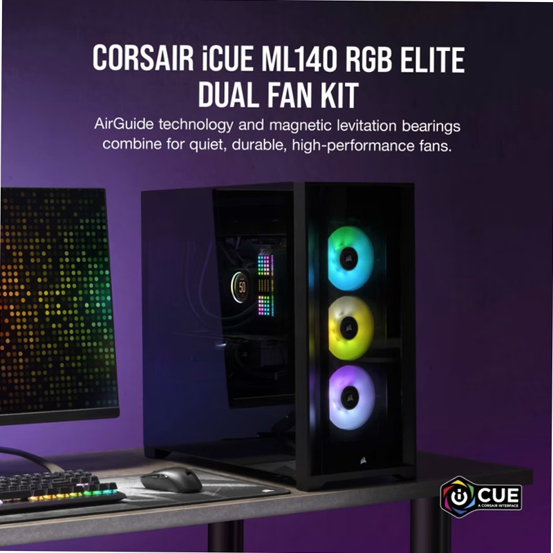 Ventola PWM iCUE ML140 RGB ELITE