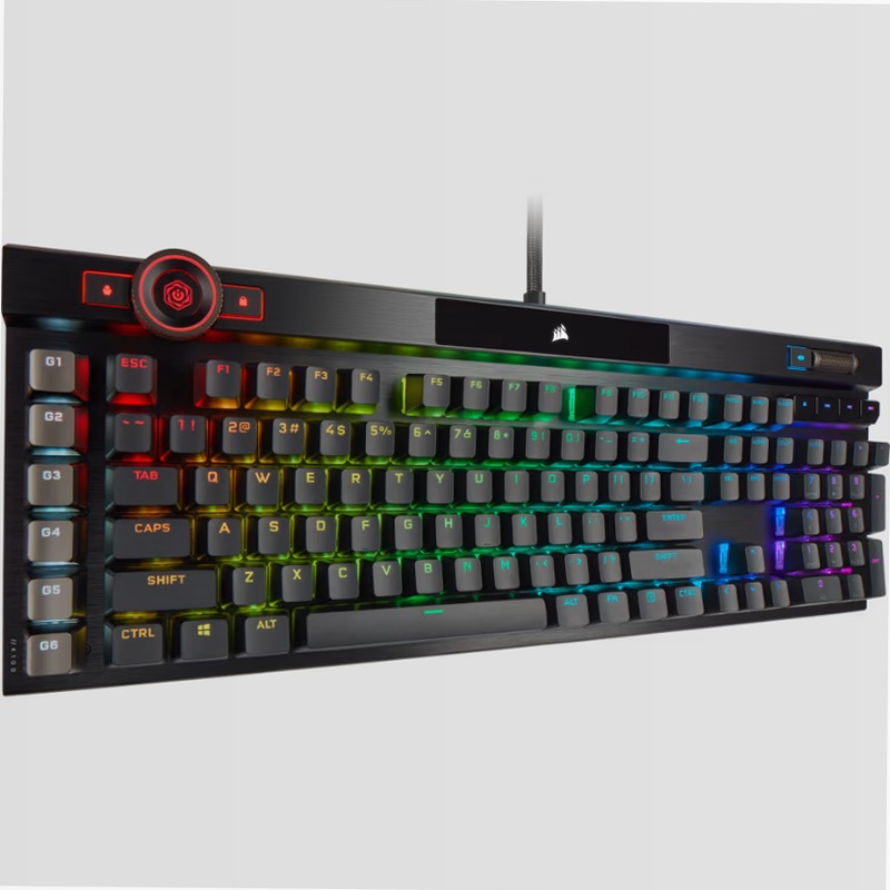 Tastiera gaming K100 RGB - Switch OPX CORSAIR Alluminio Meccanica